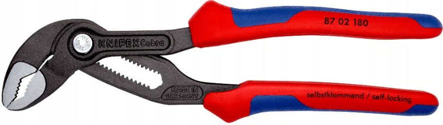 Szczypce do rur nowej generacji Cobra 180 mm Knipex 87 02 180
