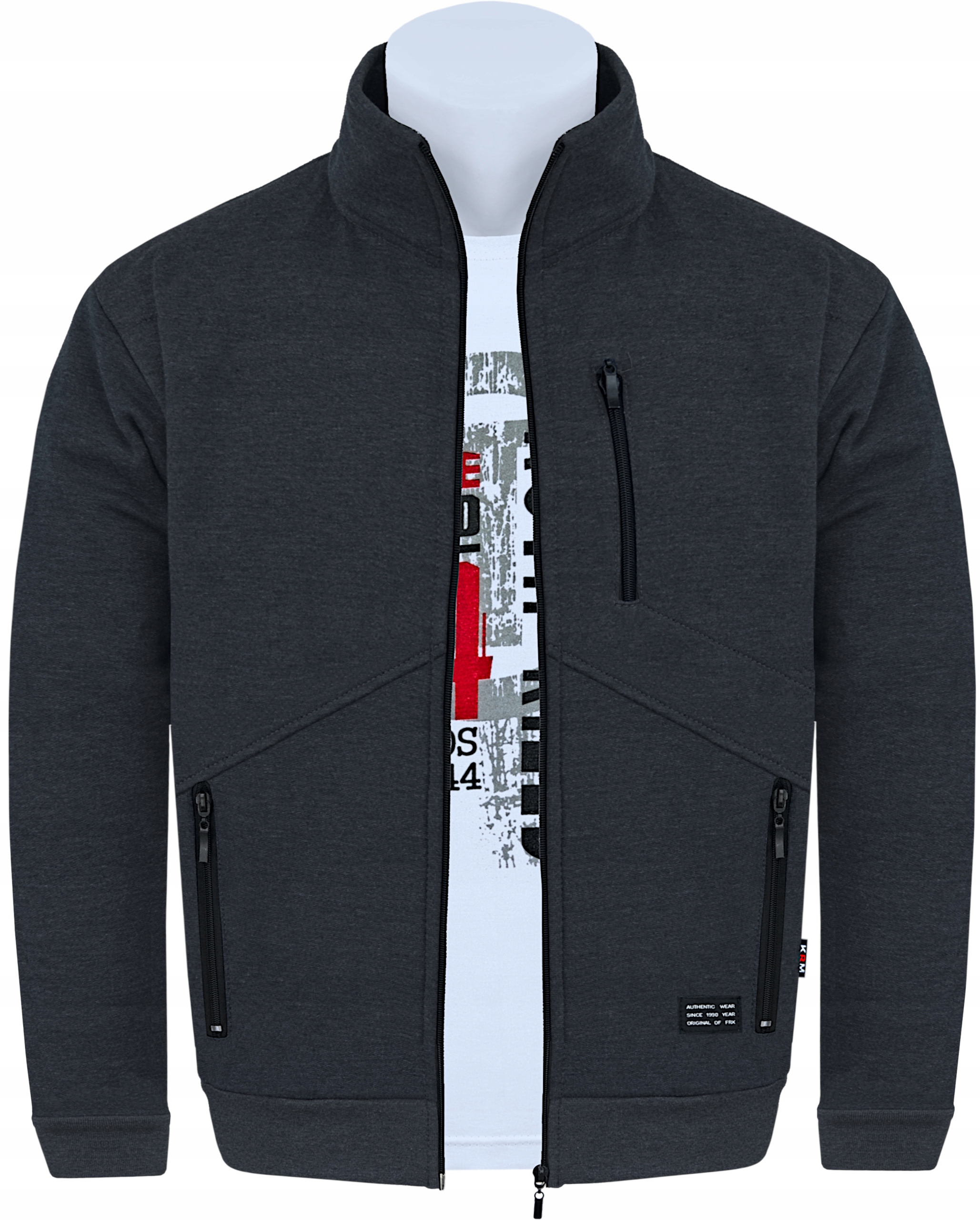 

Bluza Męska Fr/tz Rozpinana 6XL antr