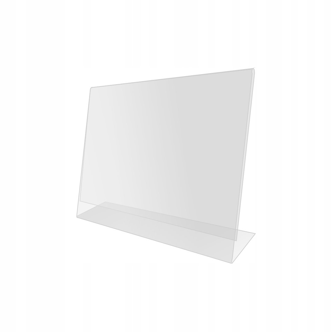 Stojak plexi na cenę lub opis - 80x60 mm