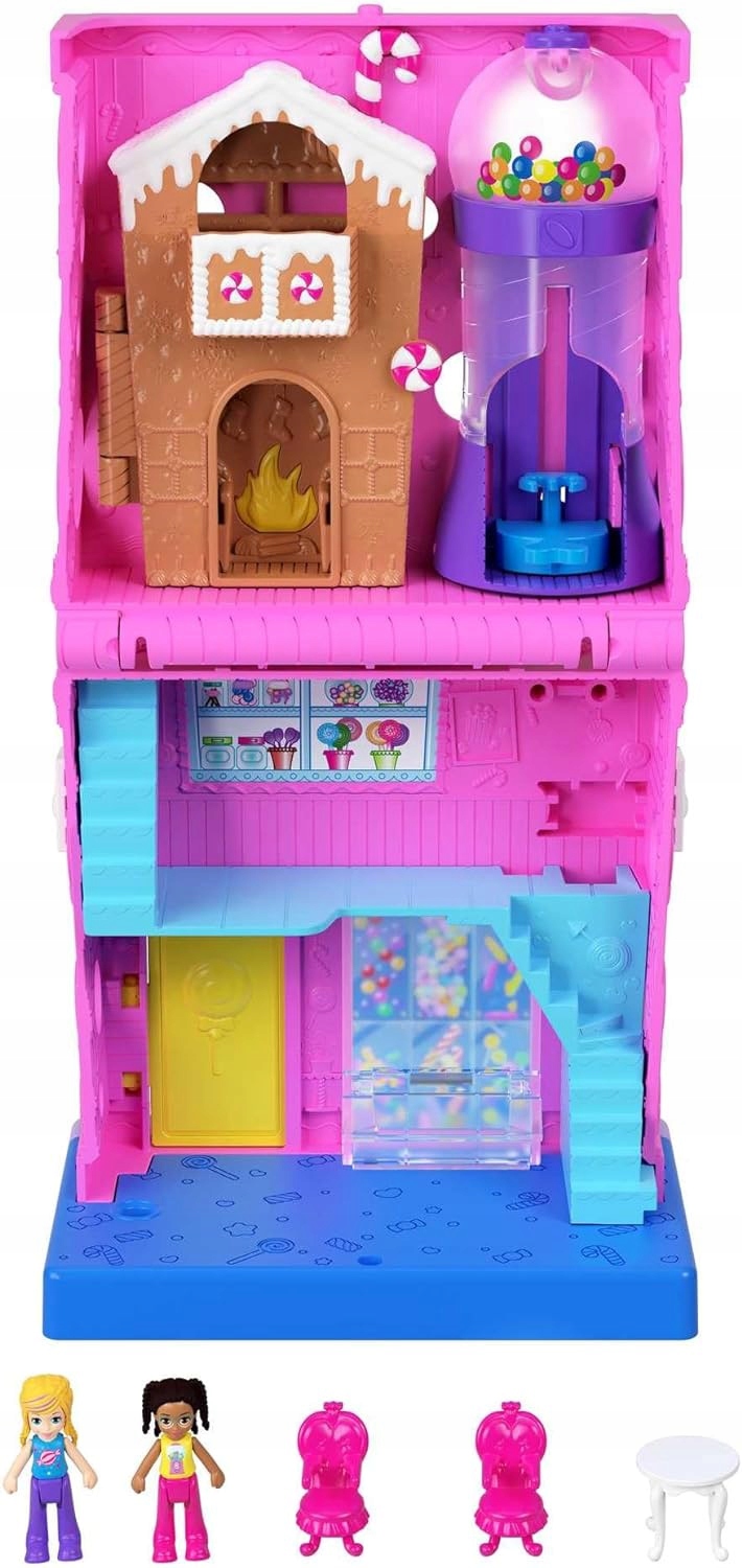 POLLY POCKET SKLEPIK ZE SŁODYCZAMI + 2x LALECZKA HNB03 Wiek dziecka 4 lata +