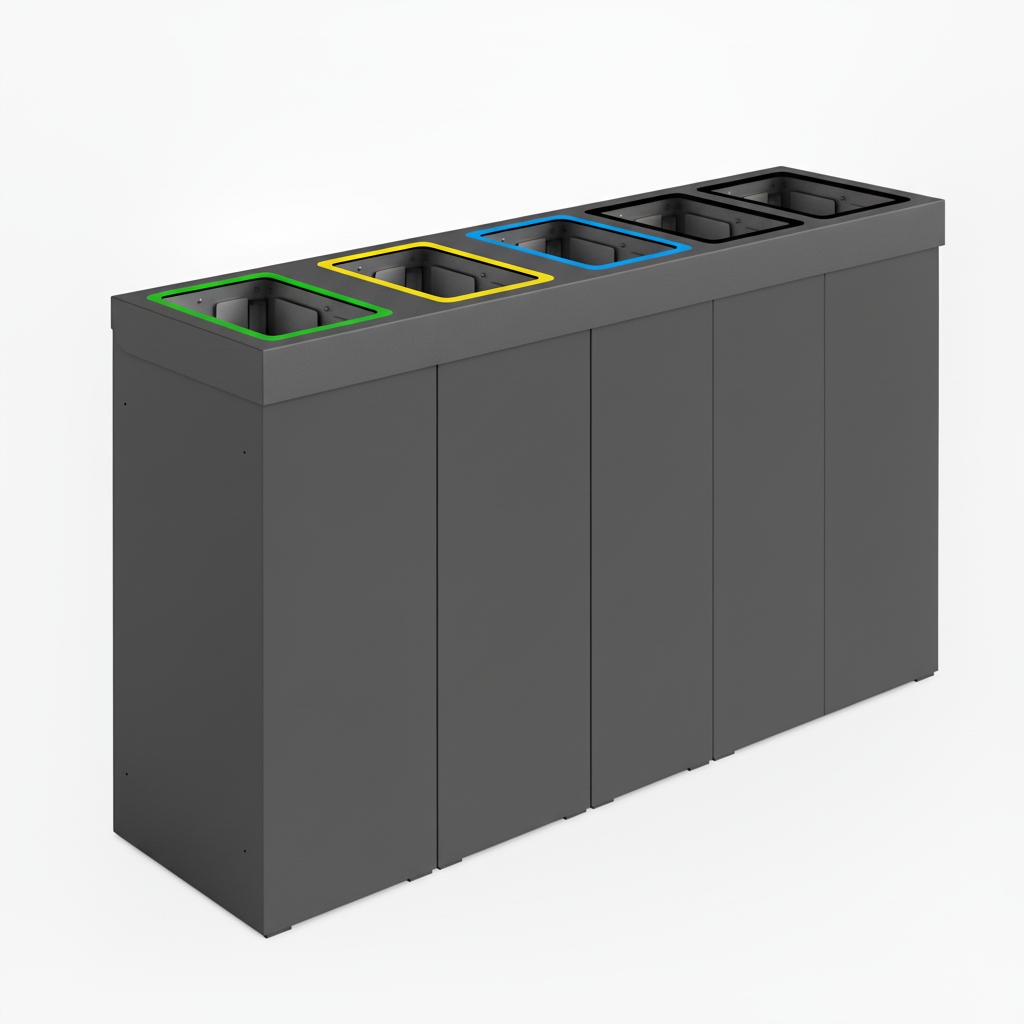 Odpadkový koš Deneb Levanto Pro antracit