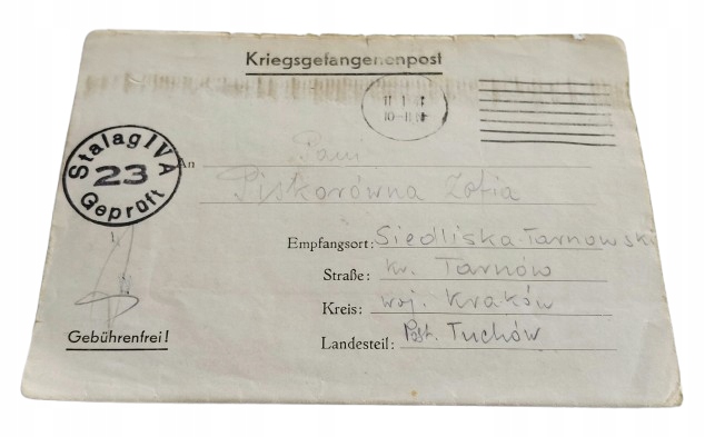 KRIEGSGEFANGENENPOST - Stalag IV A - 1941 r.