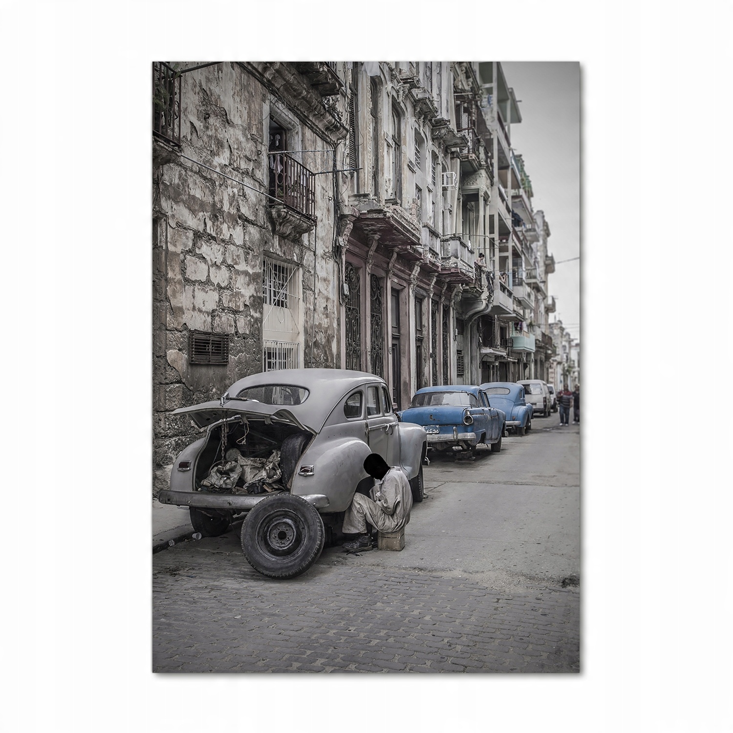 

Nowoczesny szklany obraz ze zdjęcia Hawana 70x100