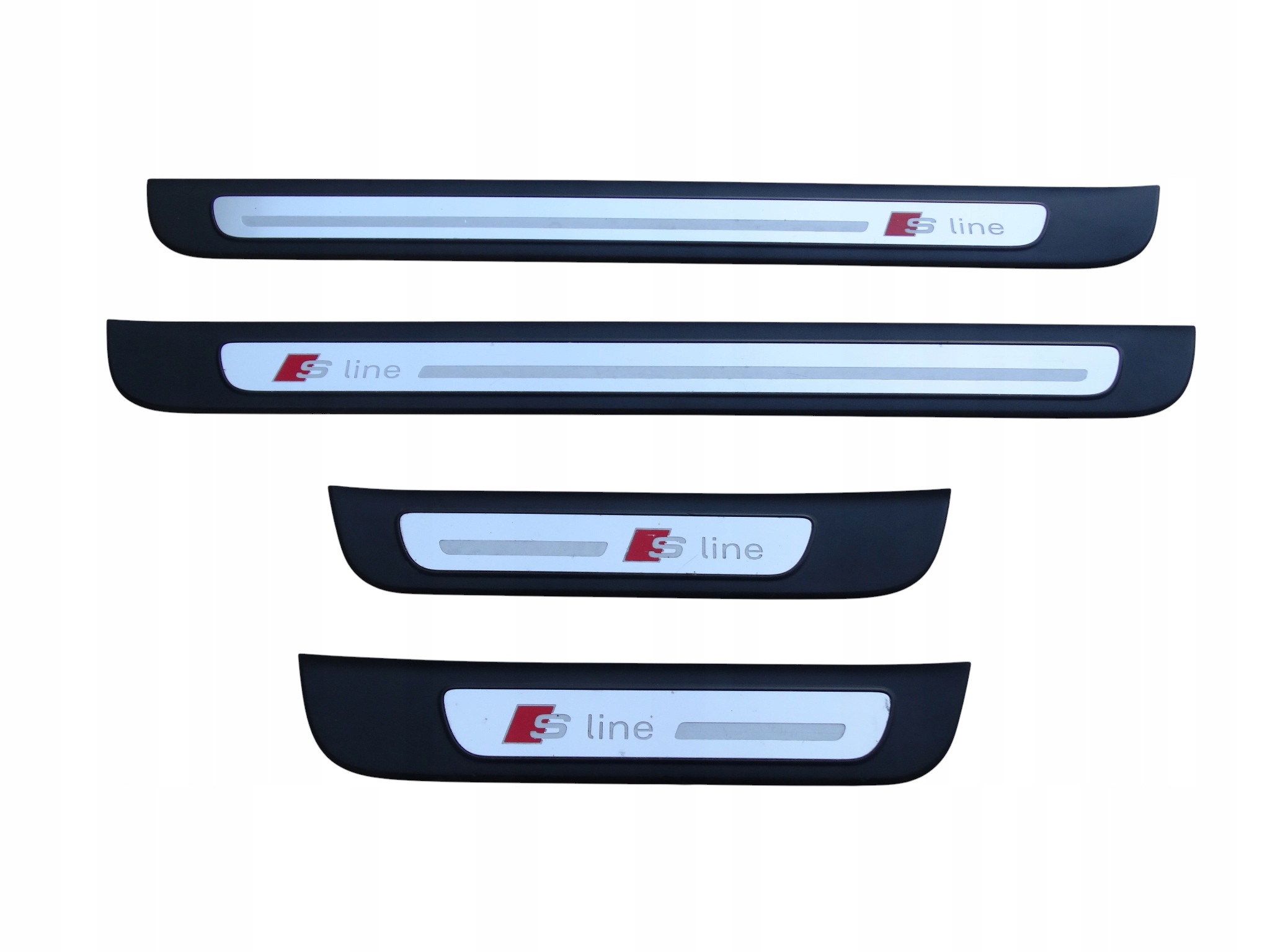 AUDI A7 C7 4G8 10-18 mouldings threshold caps S-LINE inner KOMPLET ASO