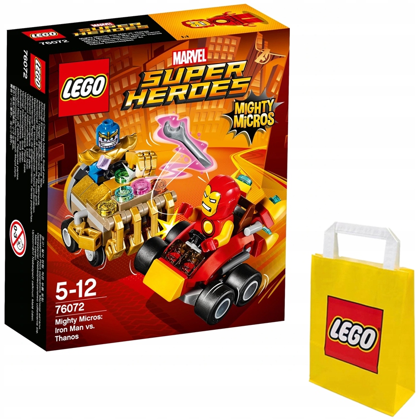 Lego Heroes 76072 Iron Man versus Thanos papírová taška Lego