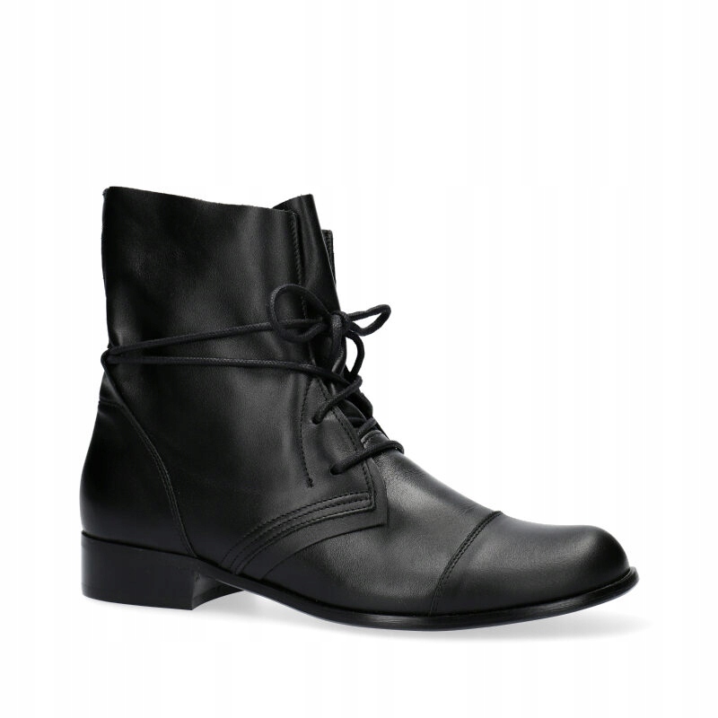 Arturo Vicci Botki czarne sznurowane 38