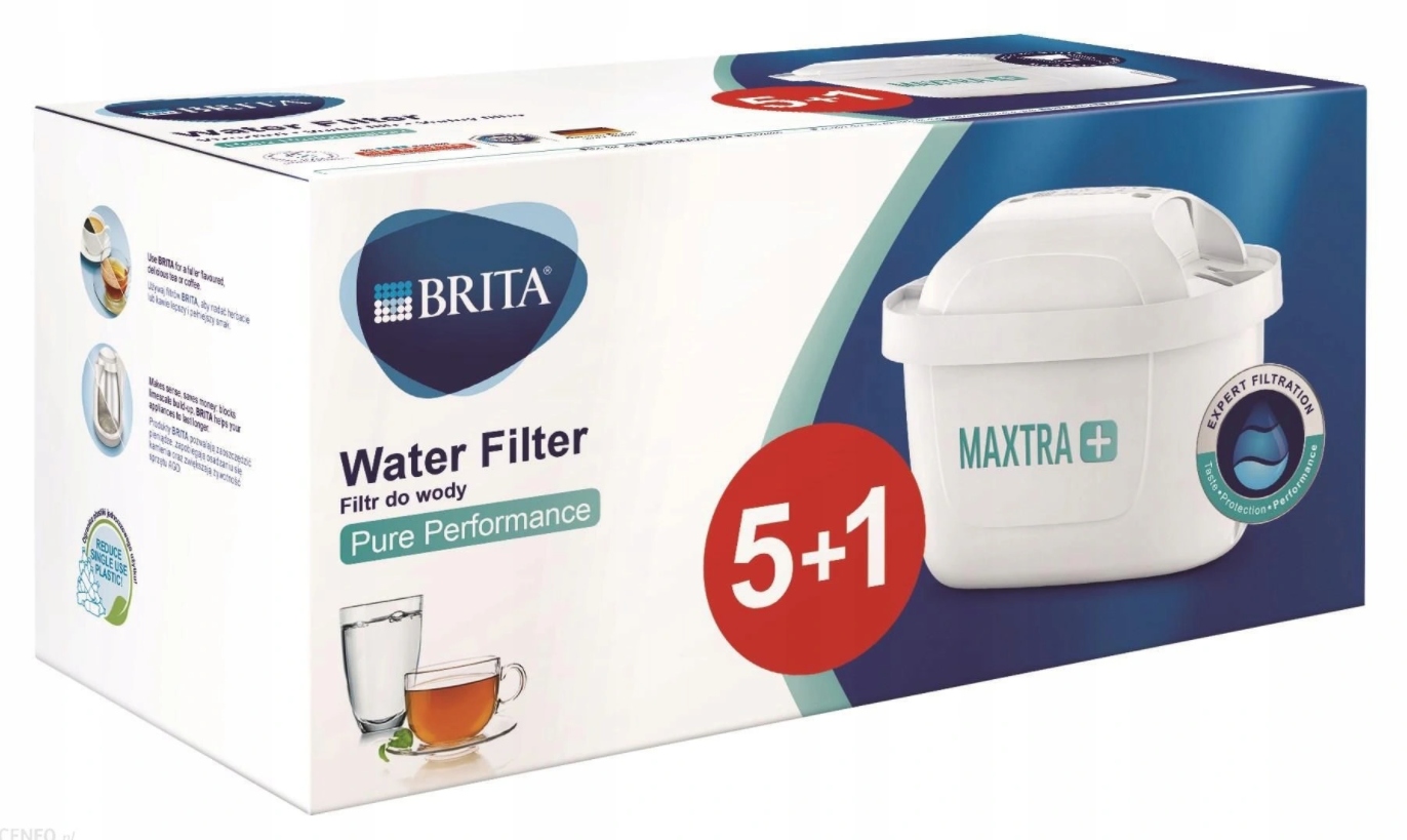 Фото - Картридж для води BRITA Maxtra Plus Pure Wkład Filtr Do Wody 6 Szt 