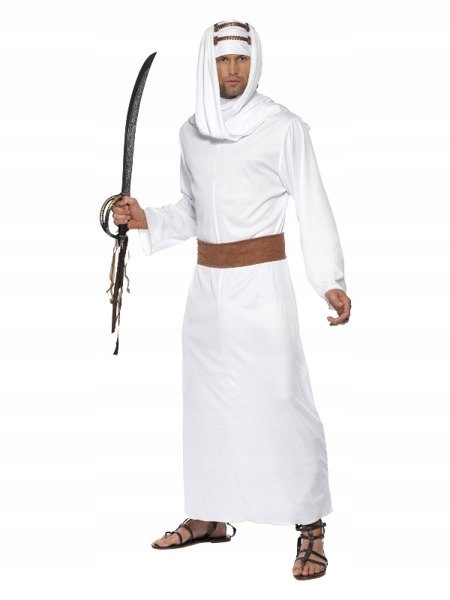 Kostým Arabského Vojáka Araba Arab Bílý M