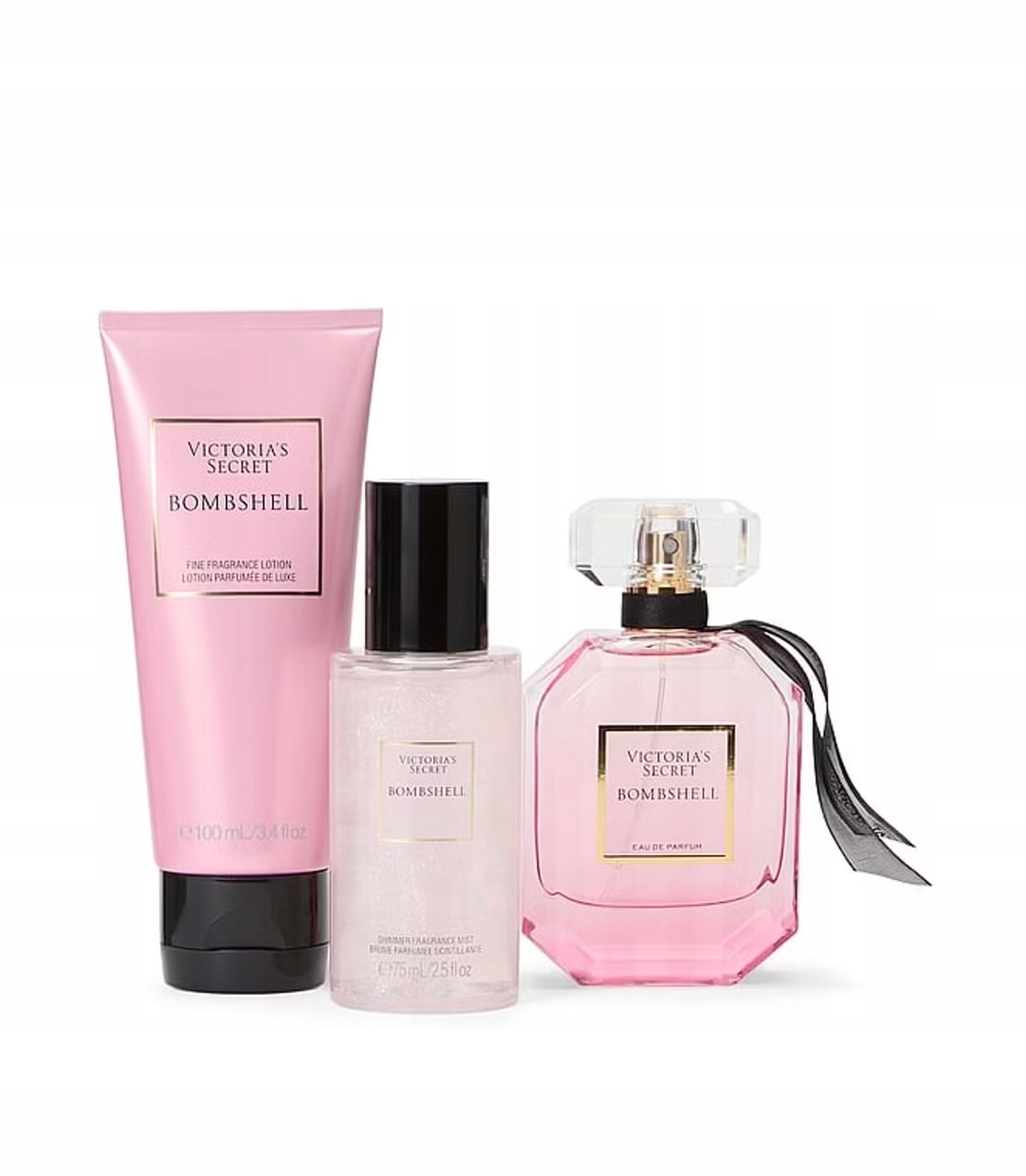 Victoria’s Secret dárková sada Bombshell 3 kusy parfém gel dárek