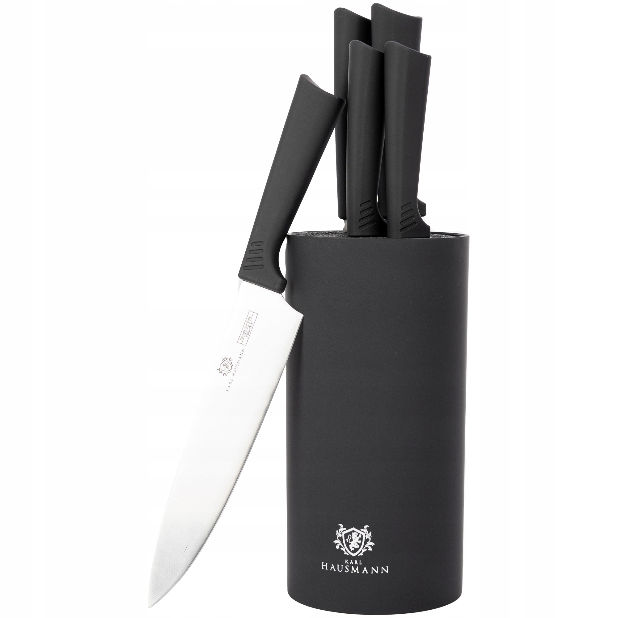 ZESTAW NOŻY KUCHENNYCH KOMPLET OSTRE NOŻE BLOK 5 Stan opakowania oryginalne