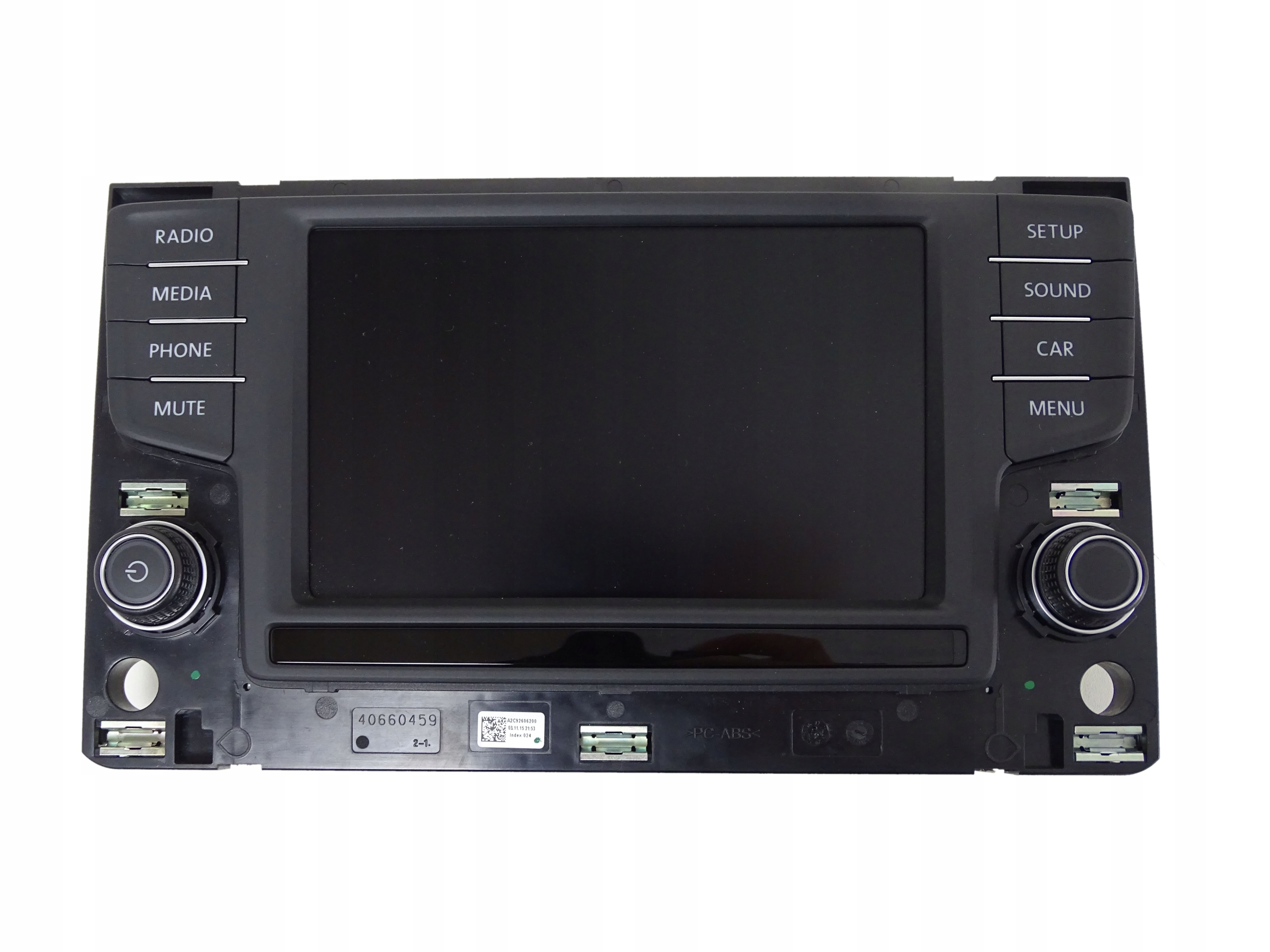 VW GOLF WYŚWIETLACZ NAWIGACJI LCD 3G0919605