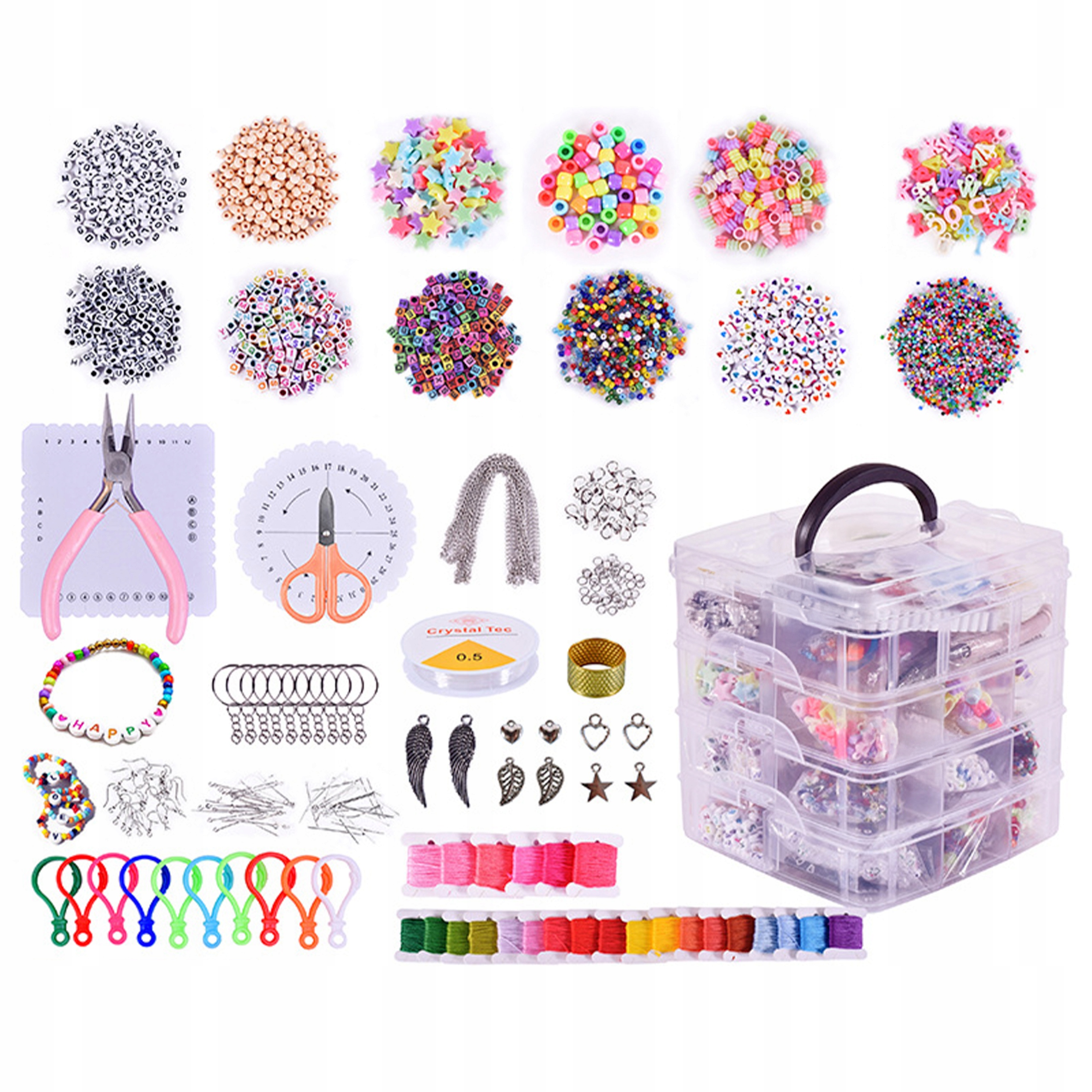 Sada na výrobu šperků – náhrdelníků, náramků a náušnic