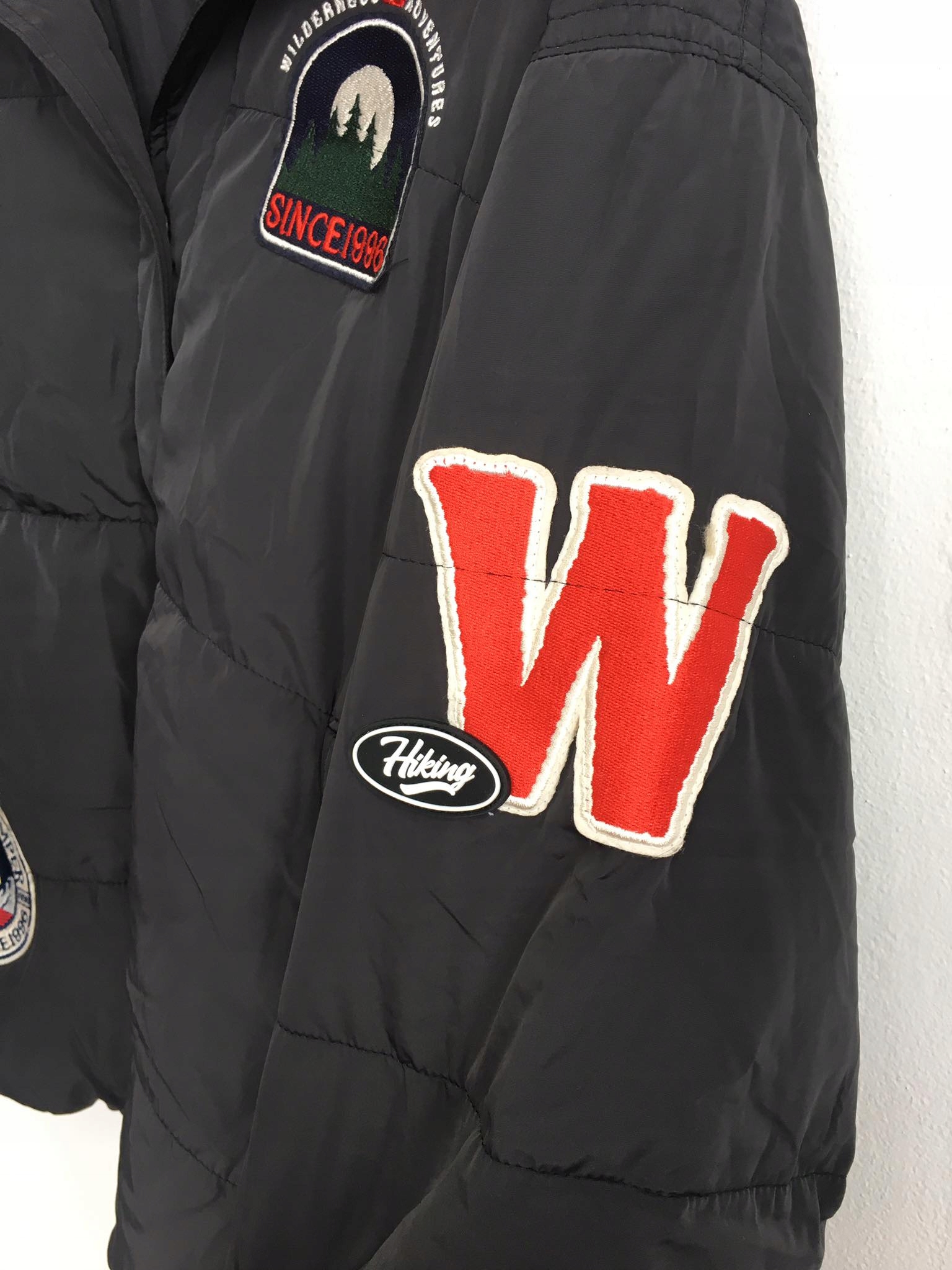 Diverse, zimowa kurtka z naszywkami, r. XS Kaptur bez kaptura