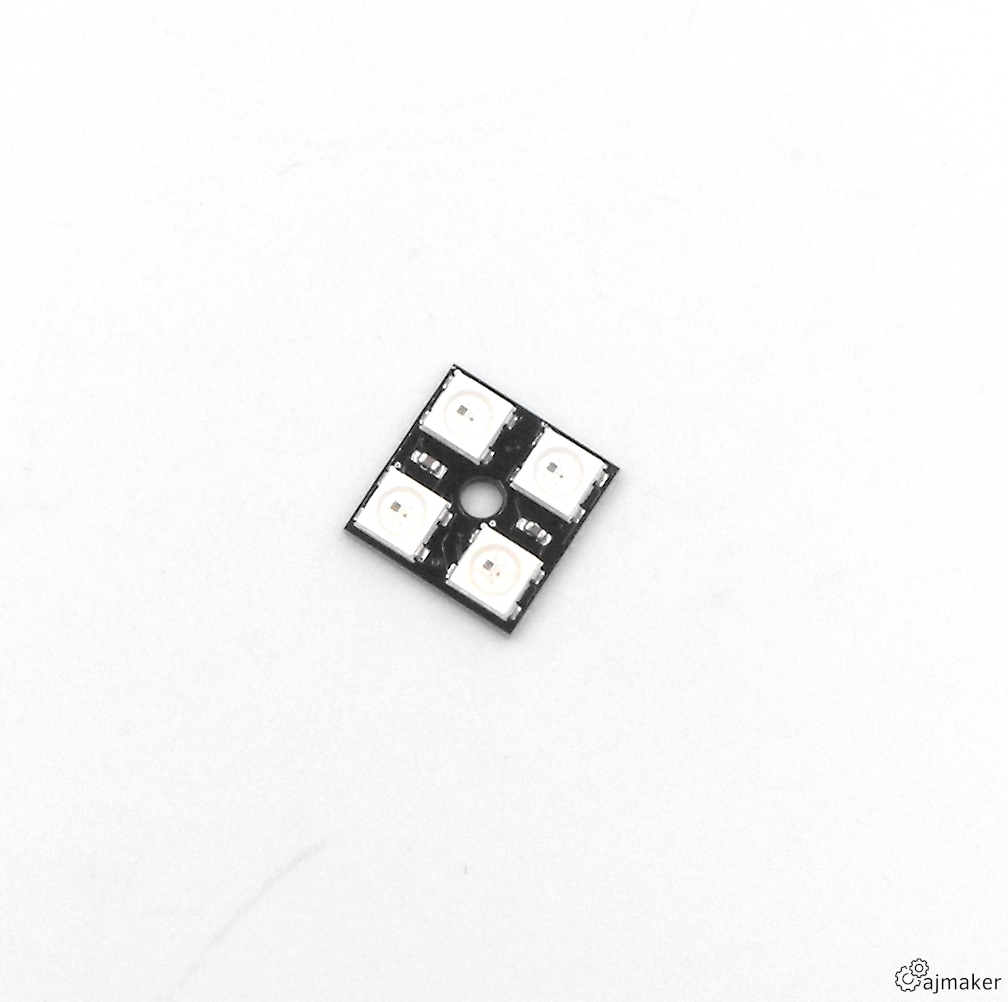 Moduł matrycy 4 LED 2x2 WS2812B 5050 RGB Kod producenta Z000814