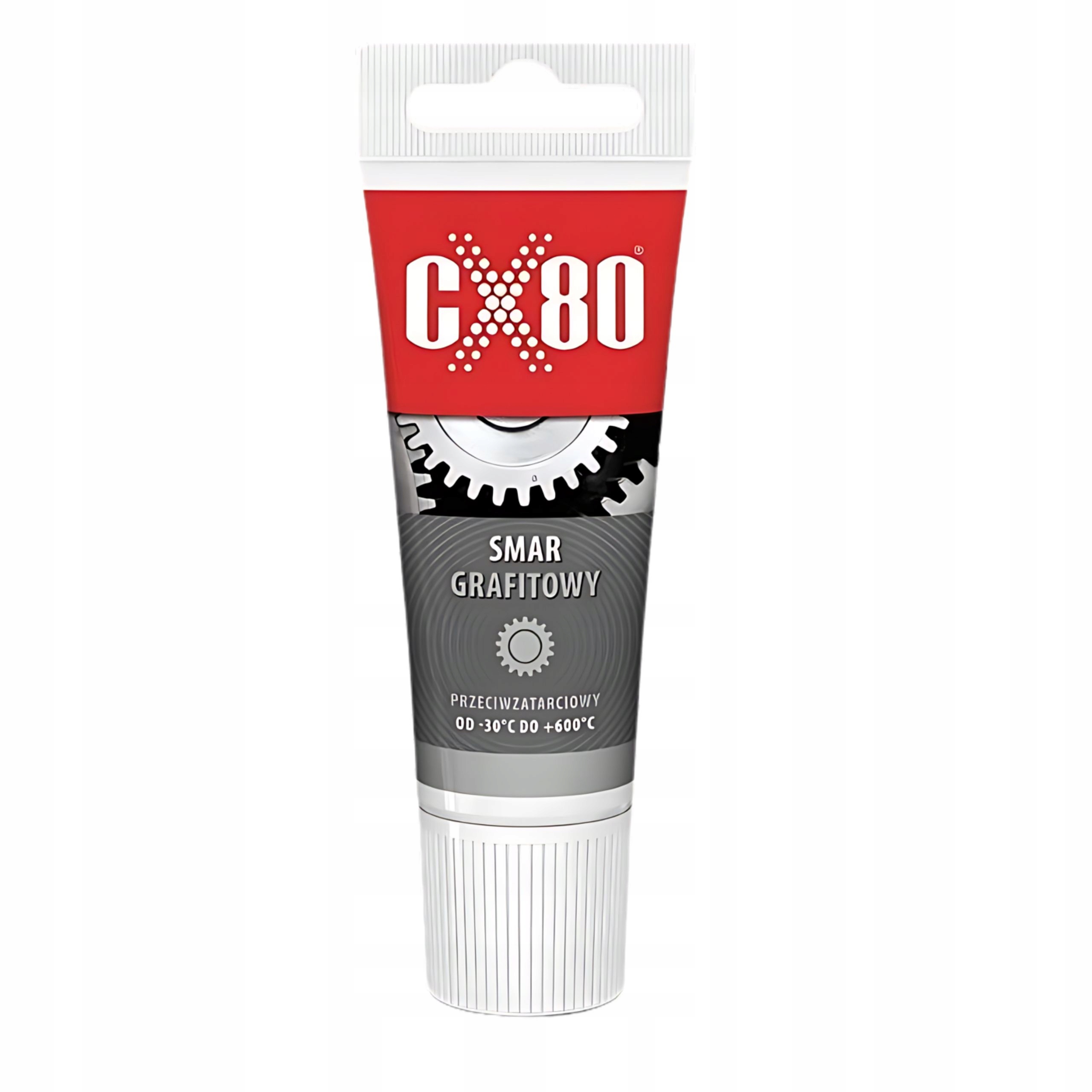 CX80 Smar grafitowy przeciwzatarciowy 40g – wysokowydajny, do +60 stopni