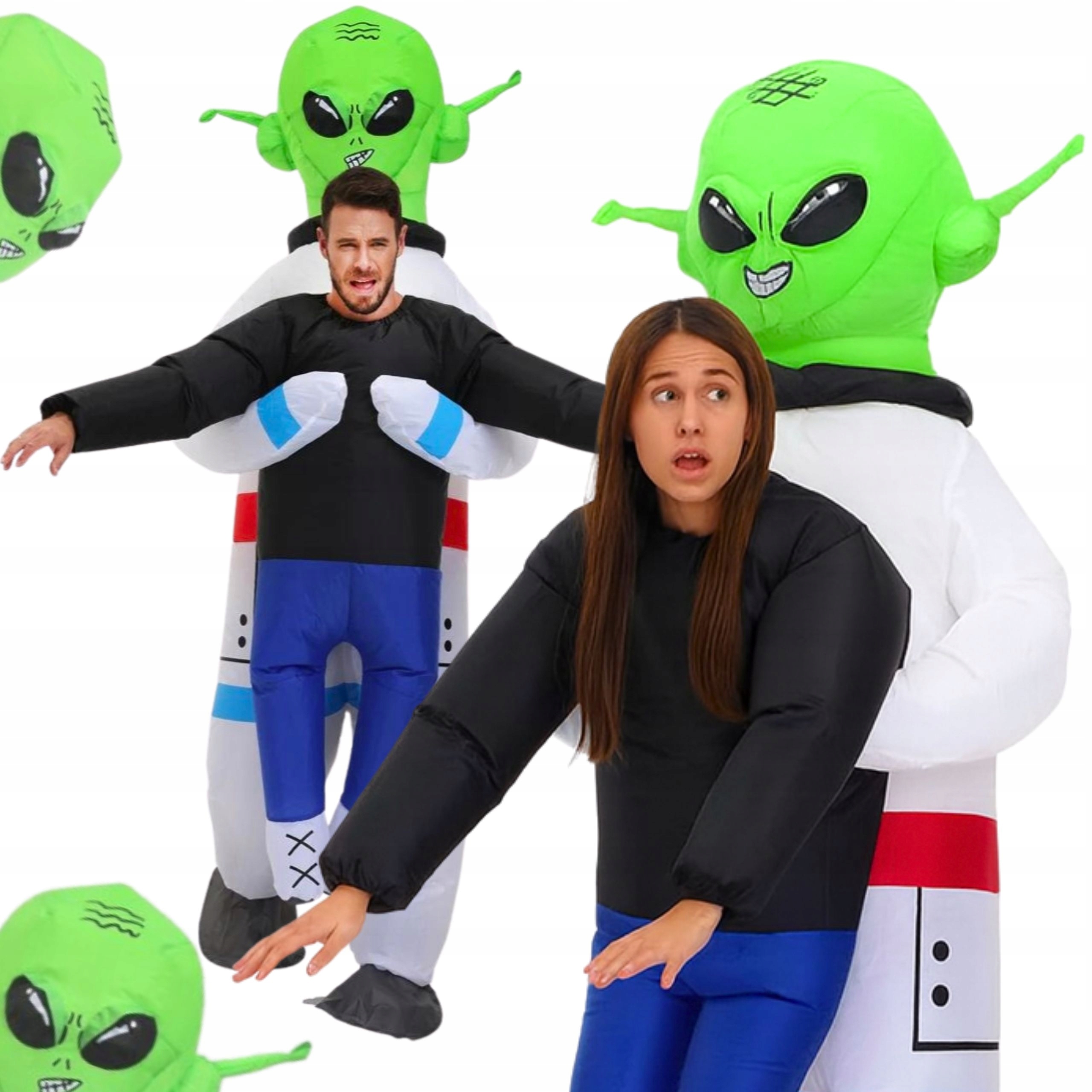 Nafukovací Kostým Alien Ufo Mimozemšťan Nafukovací Převlek Kostým Karneval