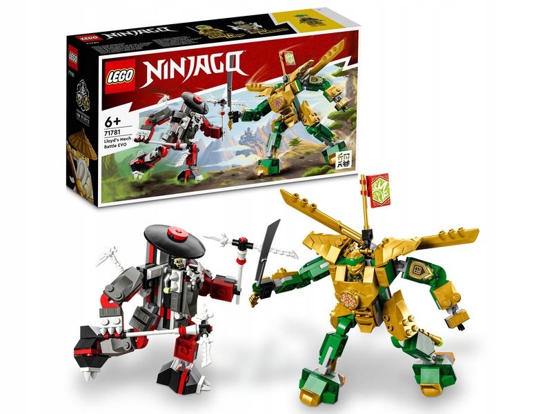 

Lego Ninjago Starcie Lloyda z Mechem Evo 71781