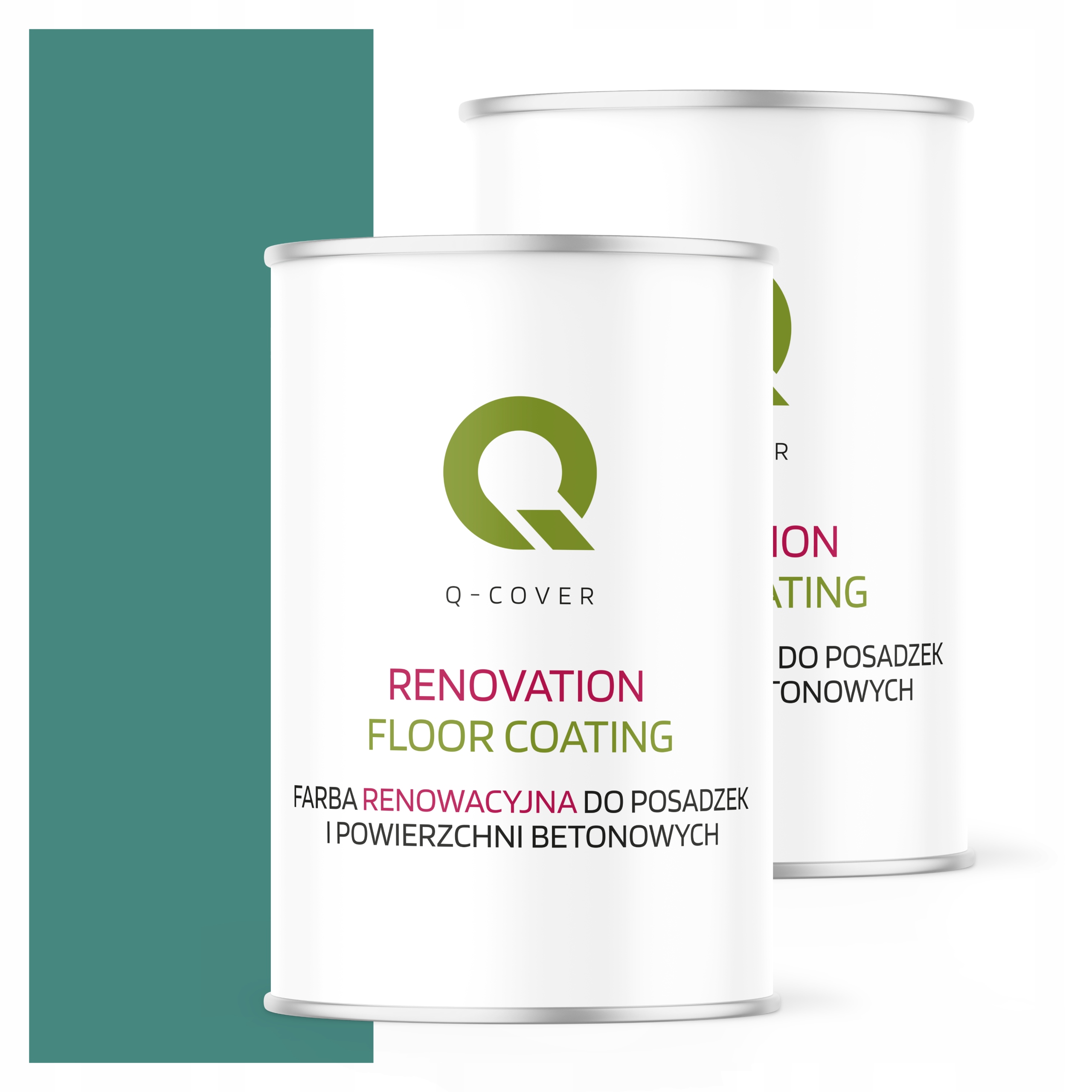 Ochranná farba na podlahy Renovačná tyrkysová Mätová RAL6033 Polomat 1L