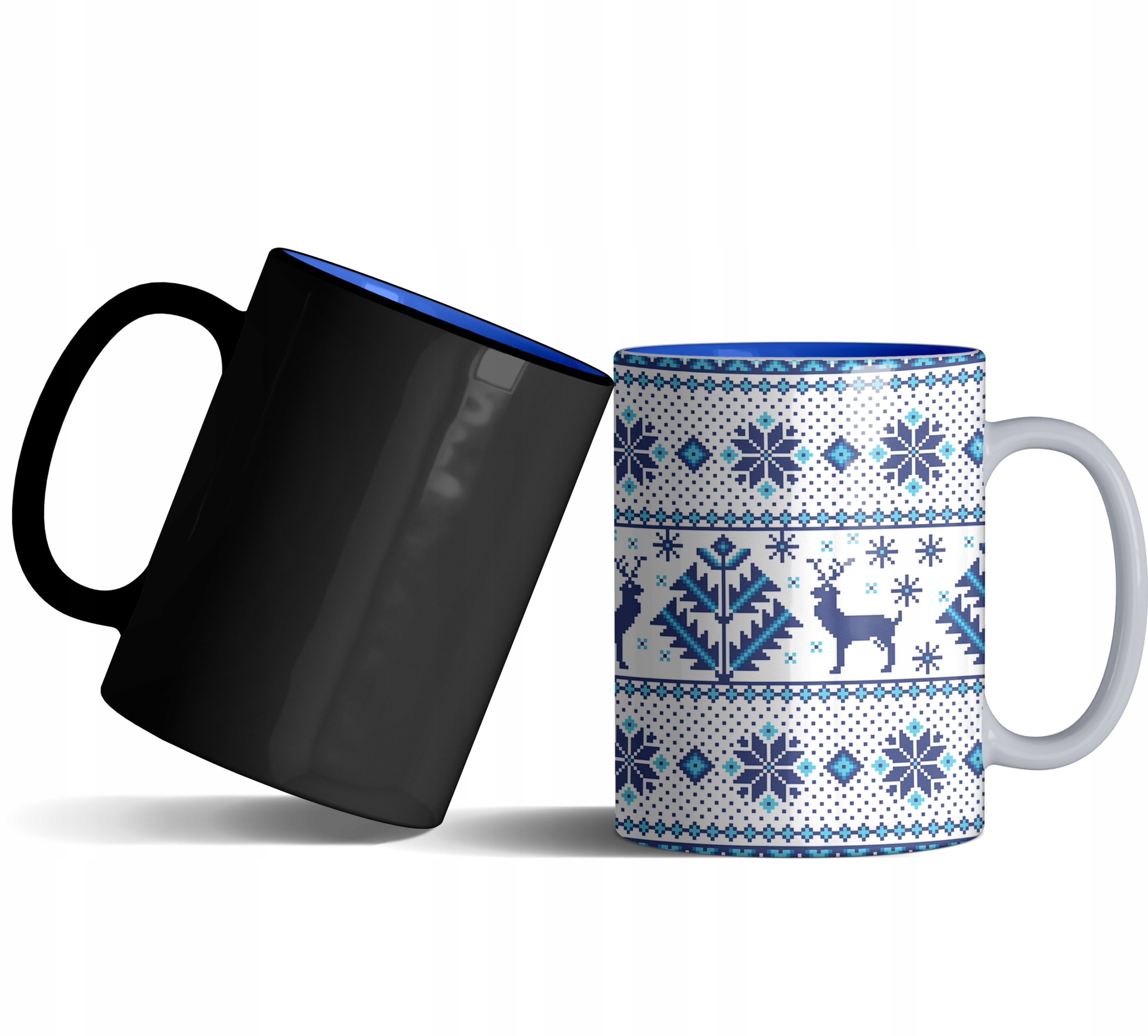 

Magiczny kubek Świąteczny Mikołajki Imię