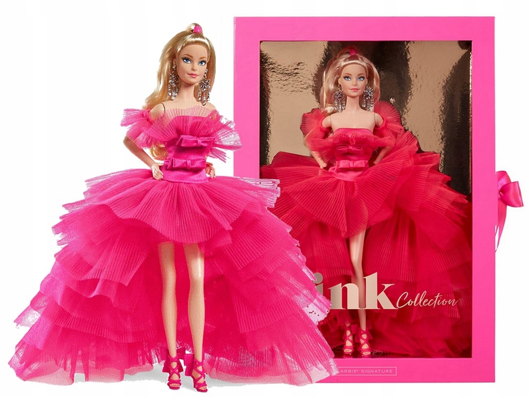 BARBIE SIGNATURE MATTEL PINK COLLECTION Lalka Kolekcjonerska Różowa