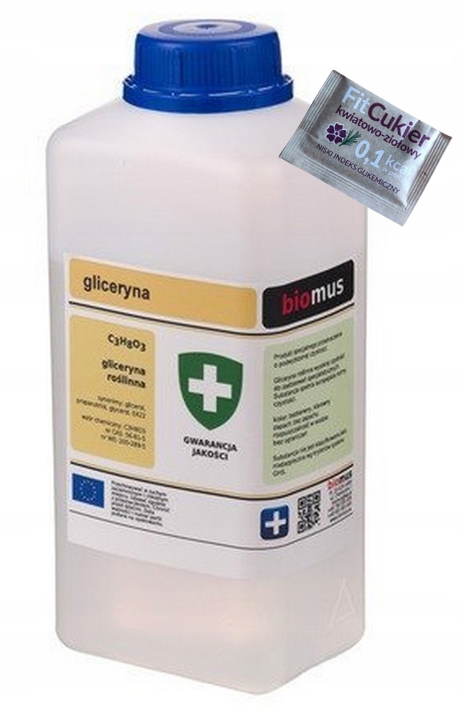 

Gliceryna roślinna Czyst farmaceutyczna Biomus 1kg