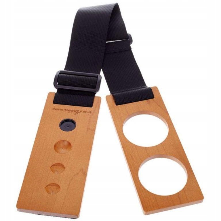 Podstawka Artino SP-20 pod nóżkę z paskiem drewno