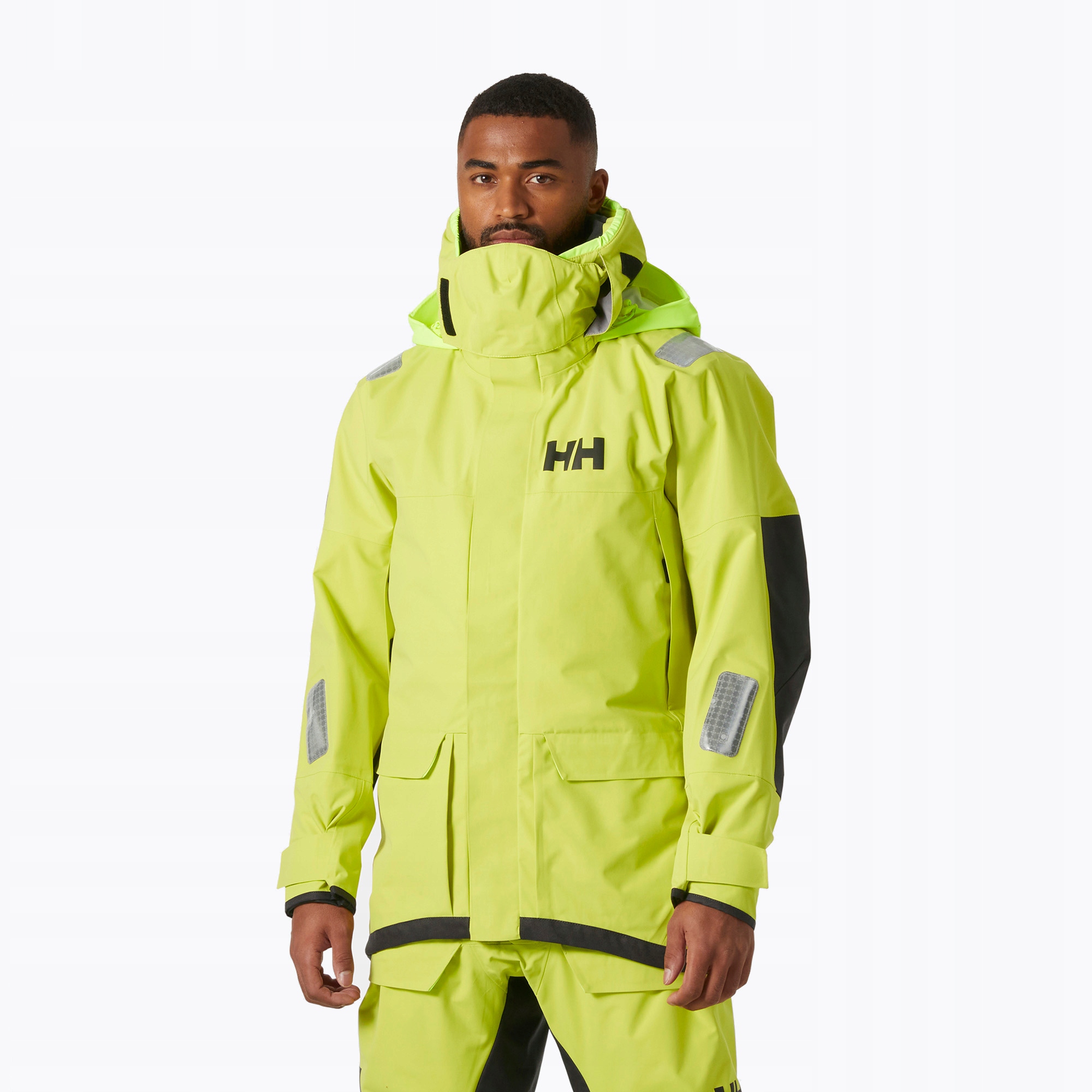 Pánská jachtařská bunda Helly Hansen Skagen Pro cyber lime XL