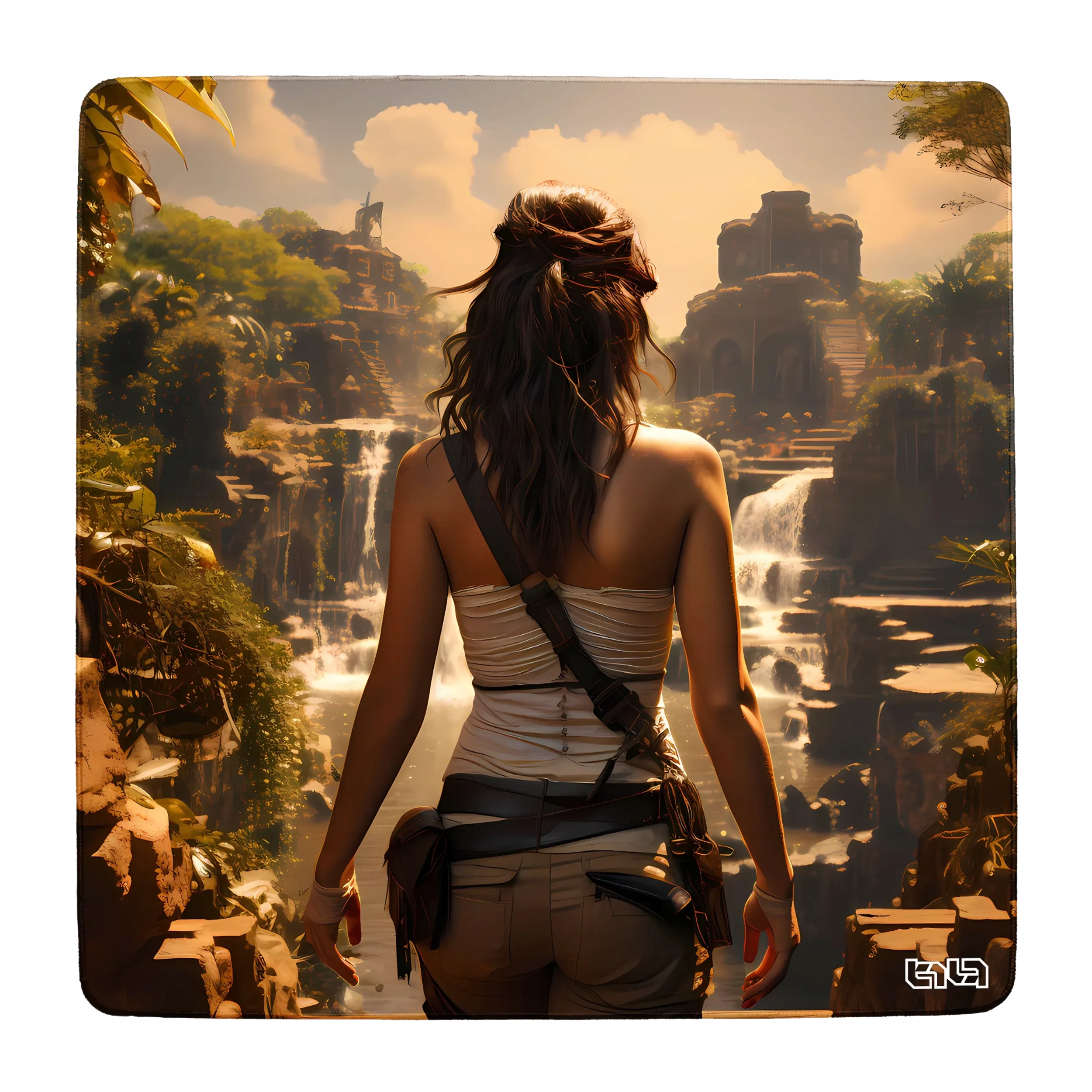 Mata Pod Krzesło Gamingowe Poszukiwaczka Skarbów 100x100 Tilt Trwała