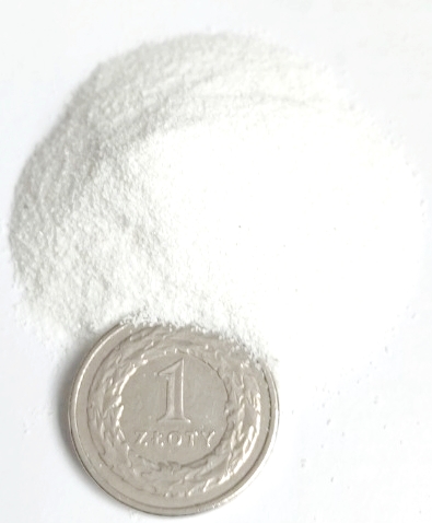 PIASEK BIAŁY THASSOS DEKORACYJNY ŚNIEŻNY 0,1mm 1KG