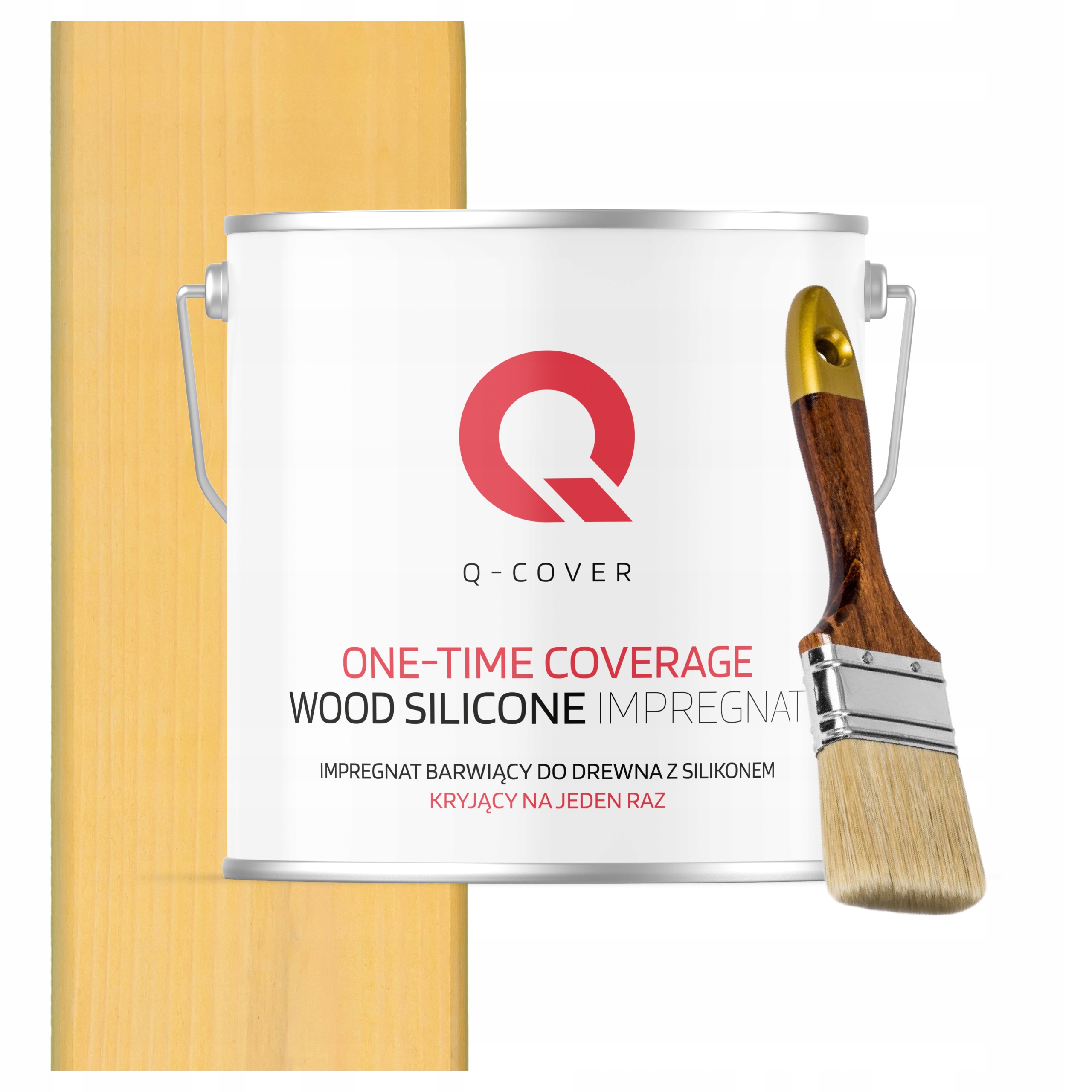 Barva Impregnát na dřevo Ochrana a barva v jednom 5L Borovice Štětec