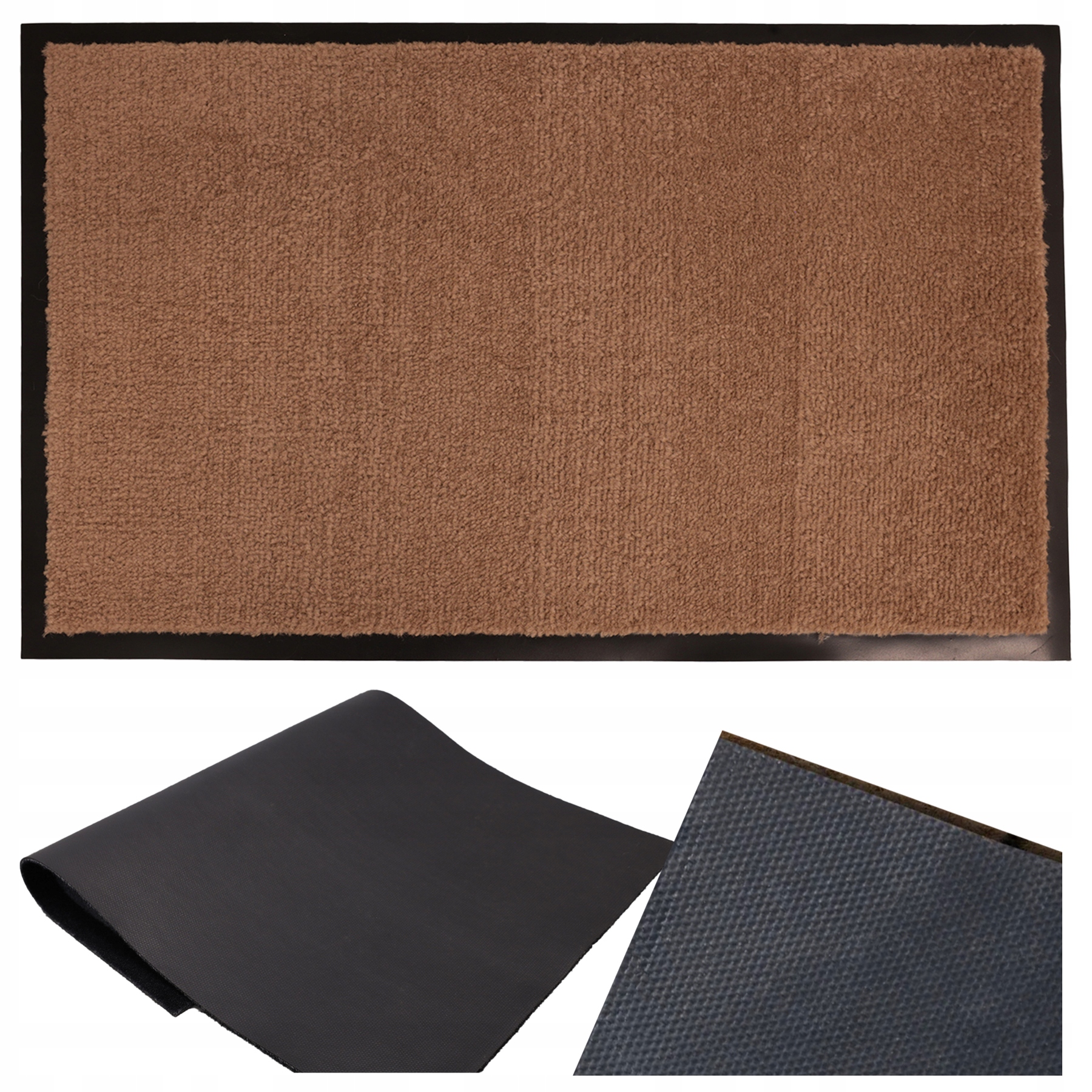 Rohožka pod dveře pro boty Velká 90 x 150 cm Gumová Forma protiskluzová