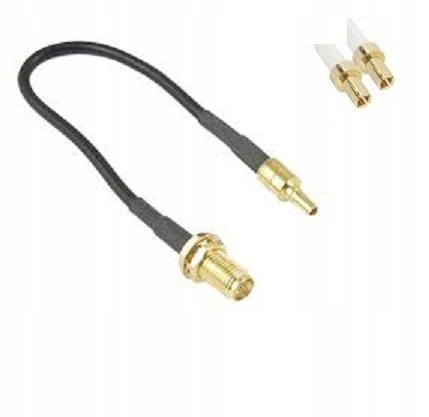 Adapter SMA żeński -> TS9 przewód 20cm