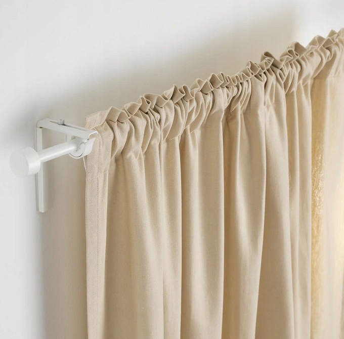 IKEA RACKA - karnisz pojedynczy biały 70-120 cm Marka Ikea