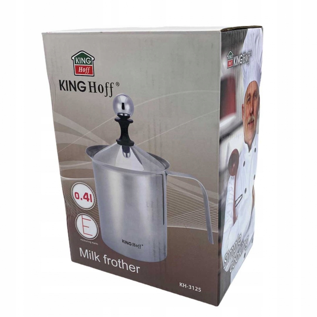 KINGHOFF SPIENIACZ DO MLEKA KH-3125 Kolor dominujący srebrny/szary