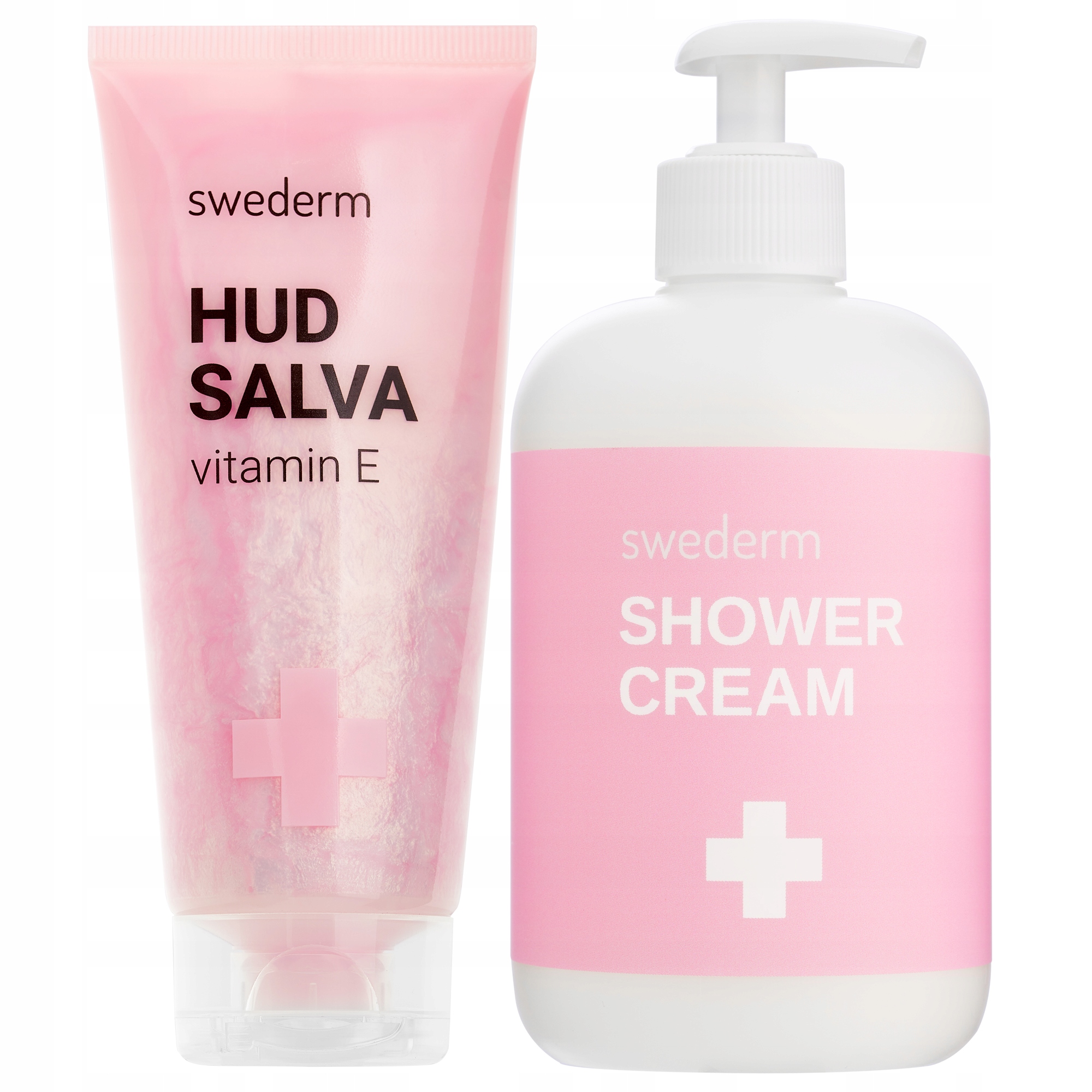 Swederm zestaw Hudsalva vit E & Shower Cream krem myjący do ciała