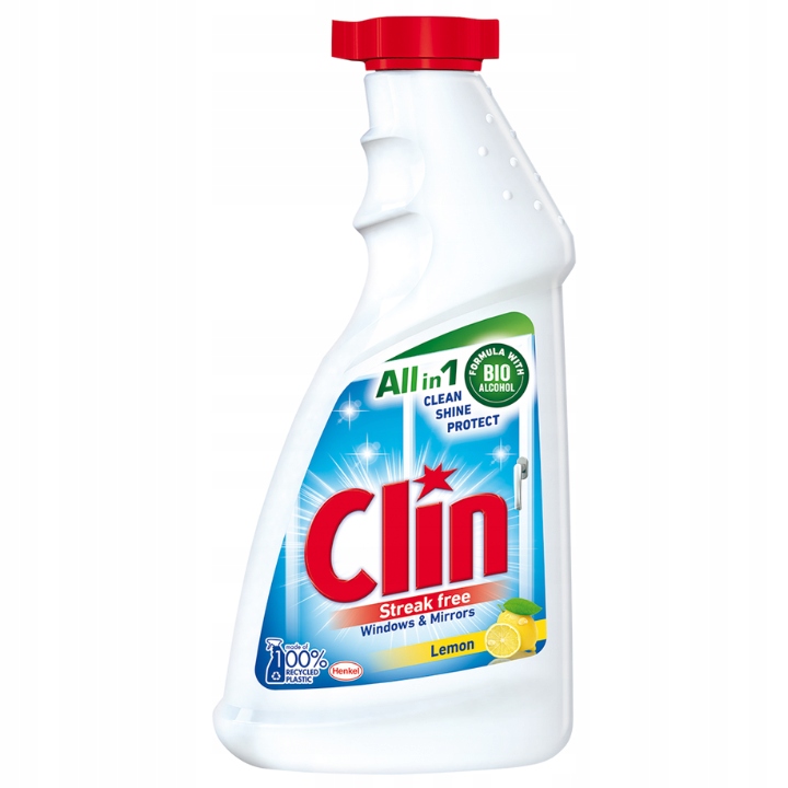 

Clin Płyn do Mycia Szyb Zapas Lemon 500ml
