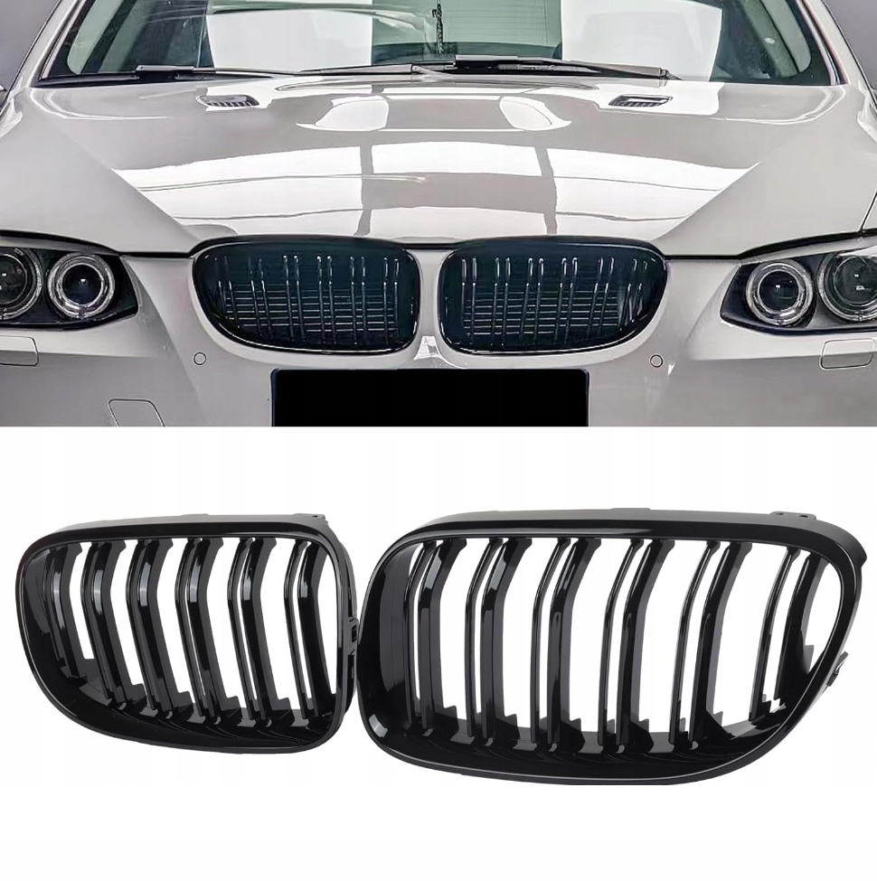 Bmw E92 E93 lifting 2010-2013 Ala M3 Ledviny gril atrapa Černý lesk