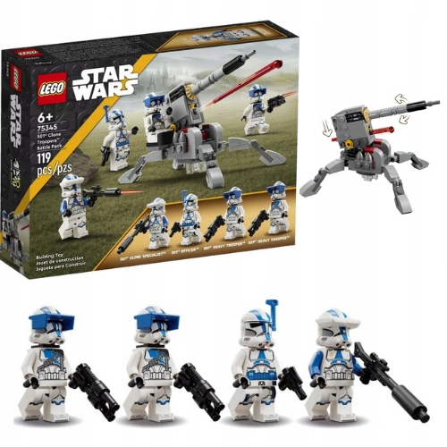 LEGO STAR WARS 501 LEGION KLONY PREZENT ZESTAW