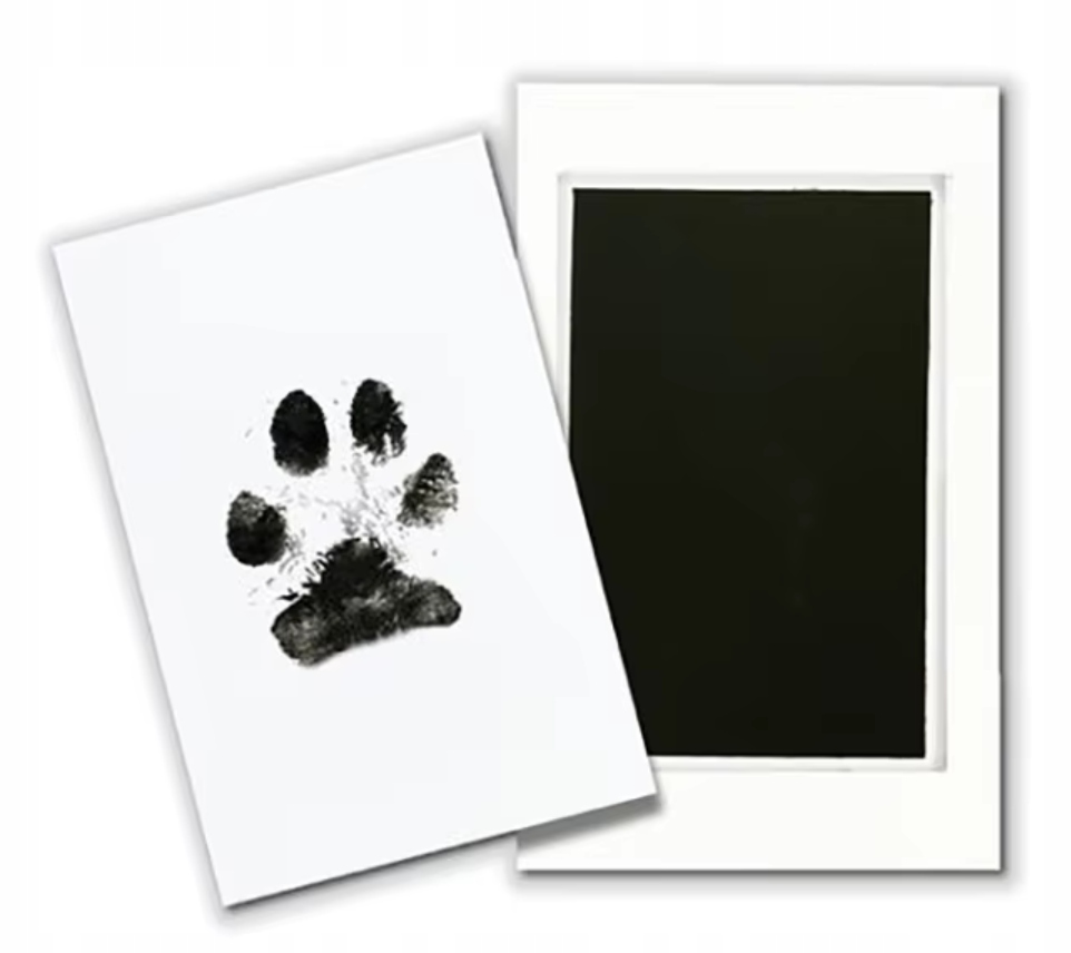 НАБОР ЧЕРНИЛ ДЛЯ ПЕЧАТИ ЛАП СОБАК, КОШЕК, ЩЕНКОВ, НЕМАРКИРОВАННЫХ