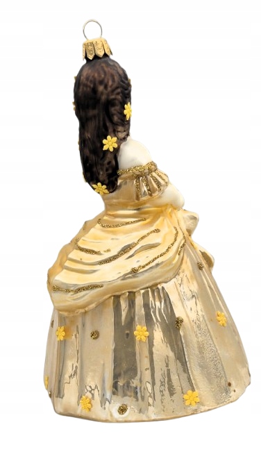 BOMBKI CHOINKOWE SZKLANE Księżniczka16,5cm Marka inna