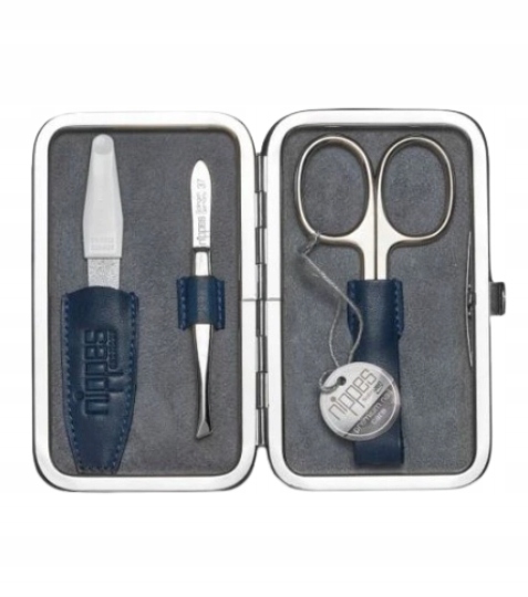 Nippes Solingen Luxusní manikúra 3dílná Vintage modrá 1 ks