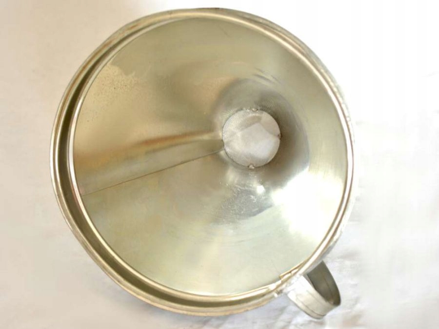 DUŻY LEJEK METALOWY PROSTY SKOŚNY Z SITKIEM PALIWA EAN (GTIN) 5901698860714