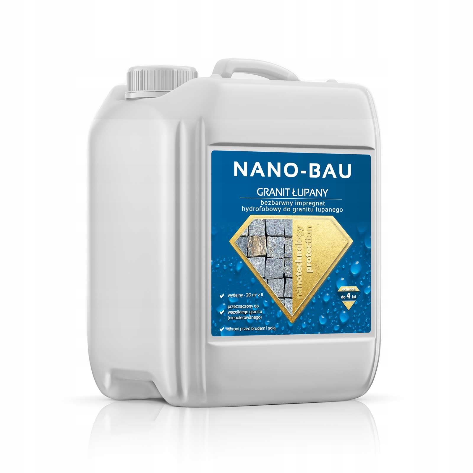 Nano-bau Impregnat do granitu łupanego 10L