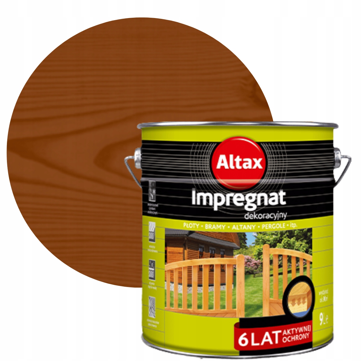Altax Dekorativní Impregnace 9 L Merbau