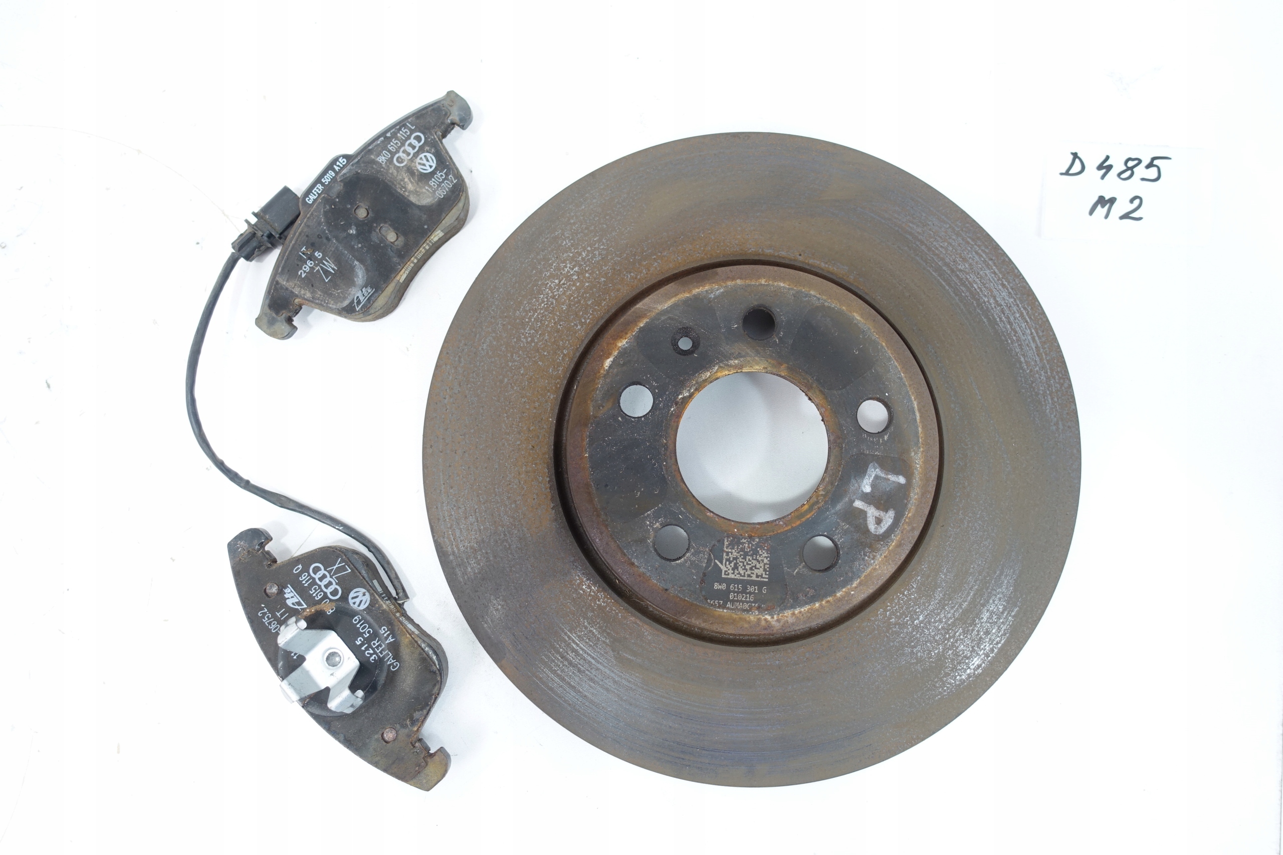 discs plates front AUDI A5 LIFT 16KM
