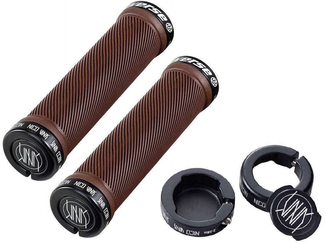 Chwyty Gripy Reverse Nico Vink 30mm 130mm brown/blk Dh Enduro