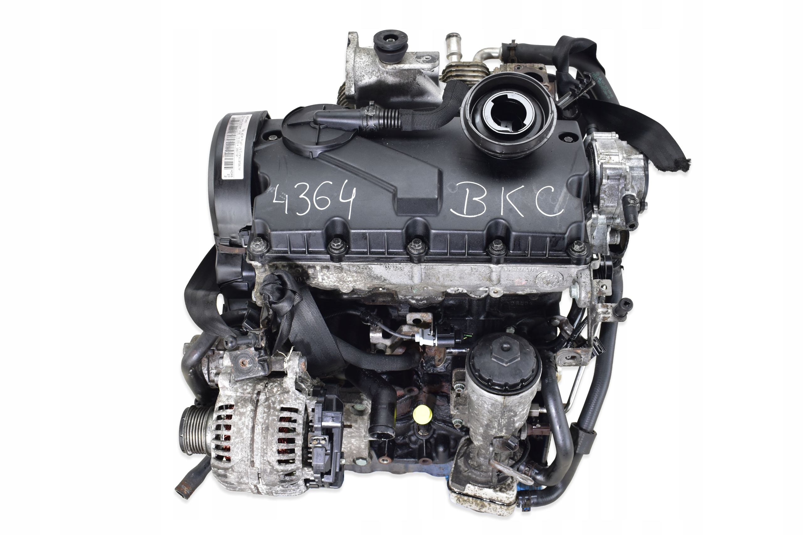 engine GOLF V PASSAT B6 SUPERB II TOURAN ALTEA 1.9TDI 105KM BKC @KOMPRESJA@