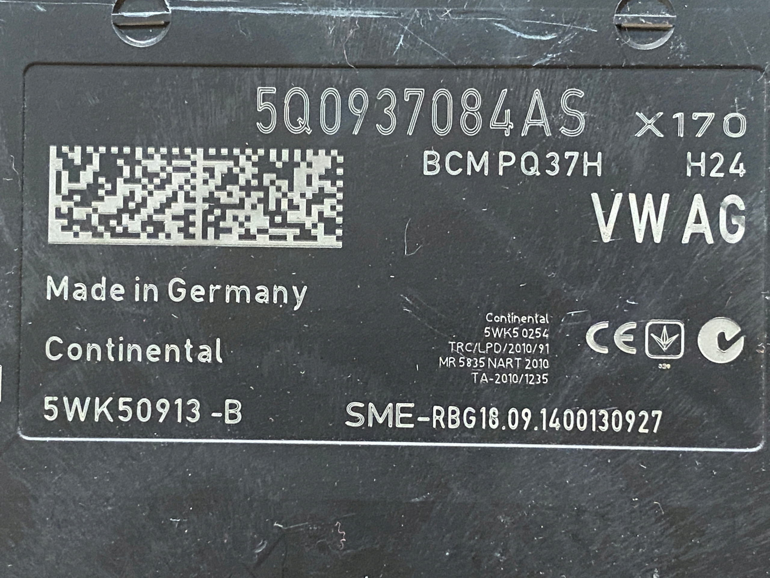 AUDI VW control unit BORDNETZ 5Q0937084AS