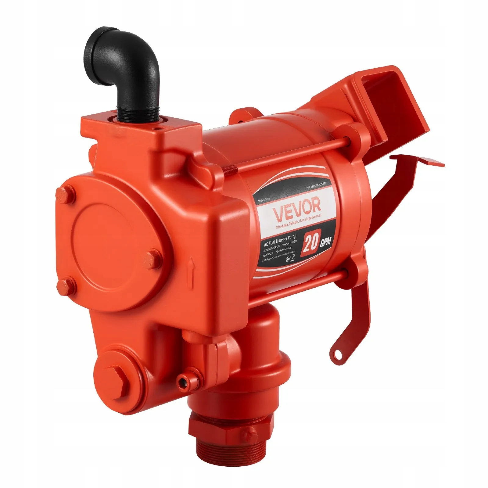 Elektrická palivová pumpa 230V 76 L/min s automatickou litinovou pistolí