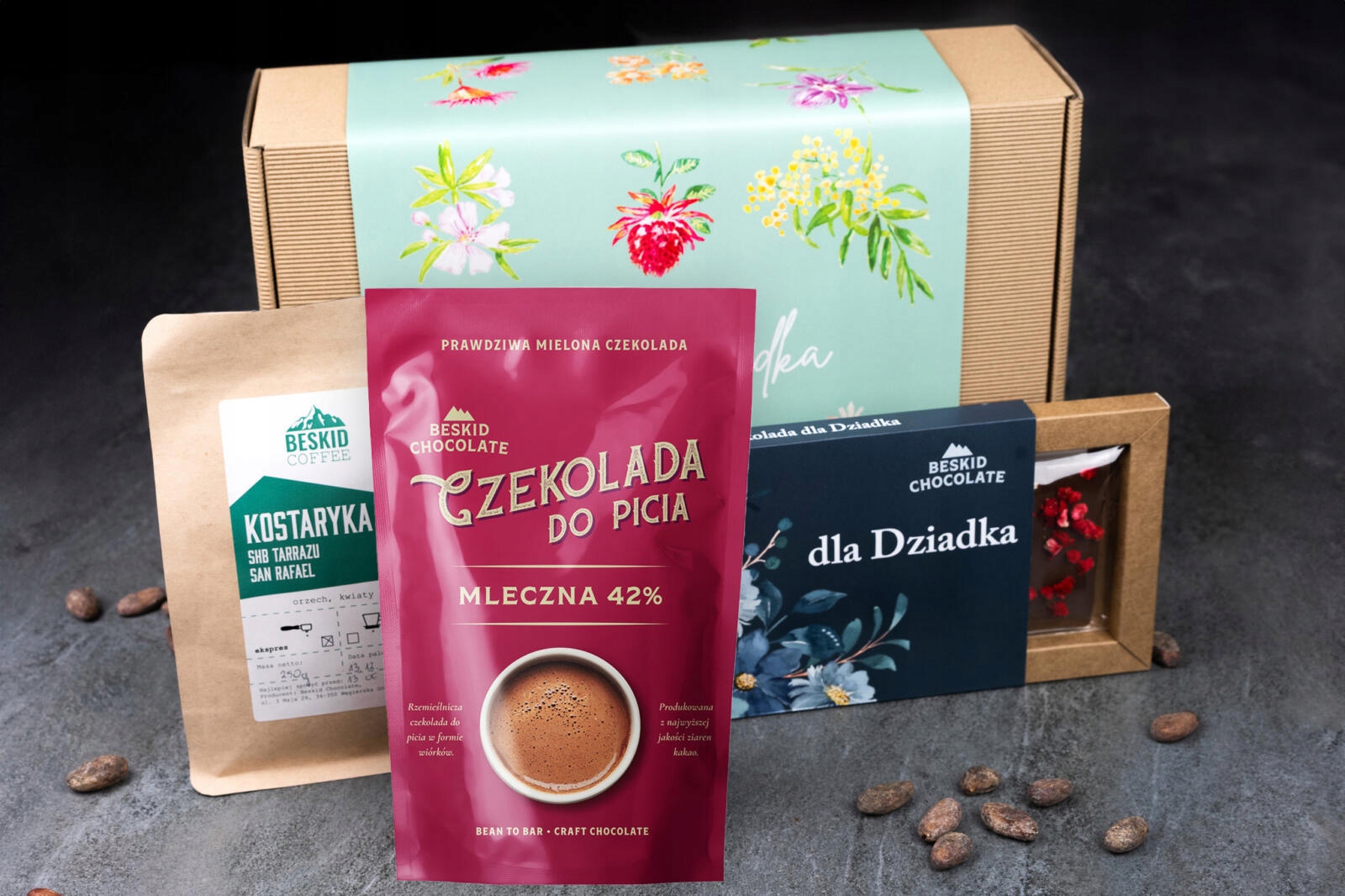 Dla Dziadka kawa i czekolada Beskid Chocolate